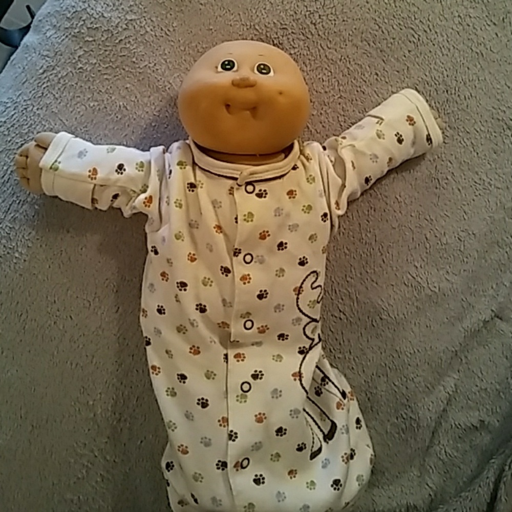 Vintage 1982 preemie cabbage kids Xavier signed L